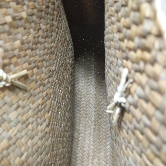 Raffia Tote Handbag Vegan Purse l - Picture 11 of 11